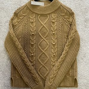 NEW with Tags J Crew  Camel Color Sweater Sz XS
